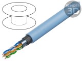 Cablu Ethernet industrial BELDEN SF/UTP 4x2x24AWG Cat 5e pentru exterior