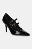 Answear Lab pantofi cu toc culoarea negru
