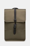 Rains rucsac Backpack Mini W3 culoarea verde, mare, uni, 13020.105
