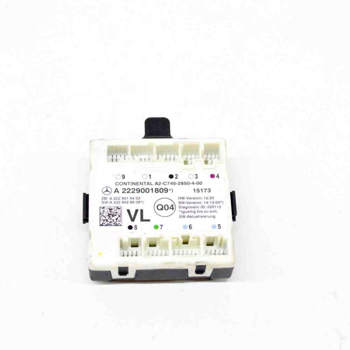 Modul de control ușă st&acirc;nga față MERCEDES-BENZ C T-Model S205 2015 OEM: A2229001809,A2229015403,A2229028608,A2-C745-2850-4-00 12068923