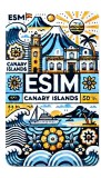 eSIM Canary Islands, 50GB, 30 Days, Standard