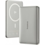 Baterie Externa Wireless Baseus PicoGo AM41, 10000mAh, 27W, PD + FQI, 1 x QI - 1 x USB-C, Bej E0027203