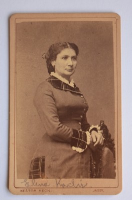 CDV Atelier Romania Iasi Jassy Iassy Nestor Heck femeie foto
