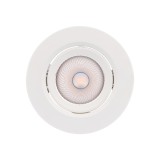 Spot LED incastrat PT 08 70420, 6.5W, lumina neutra, orientabil, alb mat