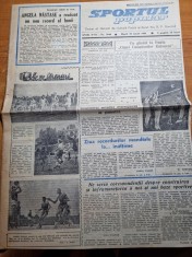 sportul popular 20 iunie 1961-angela nastase record mondial,horezu,fotbal foto