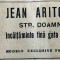 1931 Reclamă rom&acirc;nească &Icirc;ncălțăminte fină JEAN ARITONOVICI Bucuresti interbelic Str, Doamnei Nr 18 atelier de manufactura cizmarie istoria modei