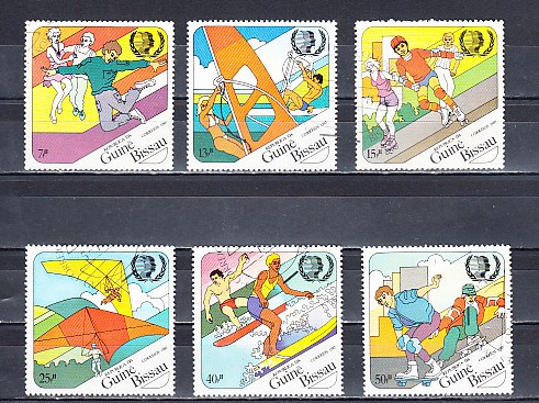 A12 S5 8 - Timbre foarte vechi - Guineea Bissau - sporturi recreative