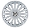 Set 4 Capace Roti, potrivite jantelor de R14, pentru Fiat, model dino cromat, Autohelix MSA