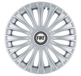 Set 4 Capace Roti Autohelix MSA&reg;, potrivite jantelor de R14, pentru Fiat, model dino cromat