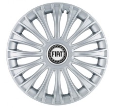Set 4 Capace Roti, potrivite jantelor de R14, pentru Fiat, model dino cromat