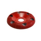 Disc sculptura lemn SABURR - Rotund - &Oslash; 100mm Mediu gauri ventilatie