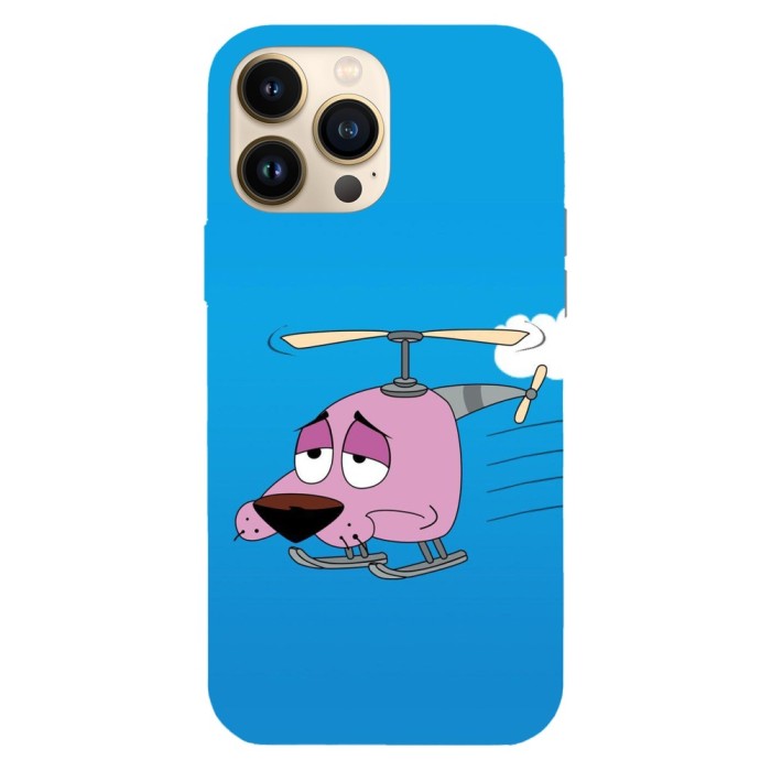 Husa compatibila cu Apple iPhone 13, Viceversa, model Courage Helicopter , Silicon, TPU