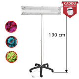 Cumpara ieftin Lampa bactericida UVC portabila 2x55W, orientabila, stativ telescopic 100-190 cm, reflector, 60 mp, ProCart