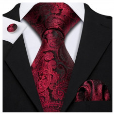 Set cravata + batista + butoni - matase - model 81