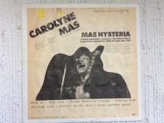 carolyne mas &lrm;mas hysteria 1980 album disc vinyl lp Limited Edition mercury muzica pop rock blues VG+