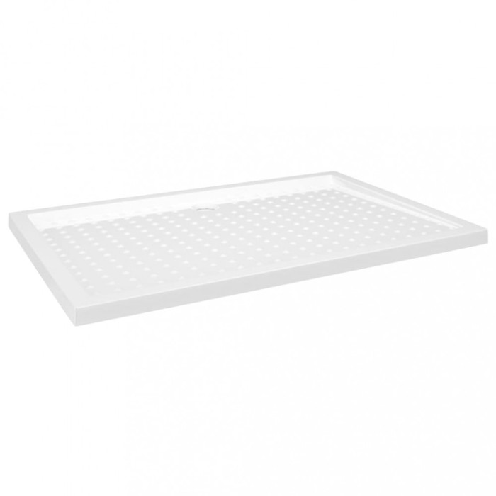 Cadita de dus cu puncte, alb, 80x120x4 cm, ABS