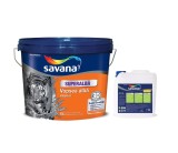 Vopsea superlavabila interior, Savana, alba, 15 L + amorsa 4 L