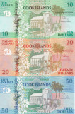 Insulele Cook Set 10-10-50 Dolari 1992 UNC
