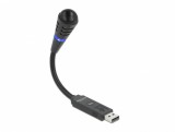 Microfon USB flexibil cu buton Mute, Delock 66499