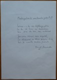 Manuscris Emil Brumaru, poezia: Madrigalurile corabierului galant, 1