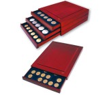Cutie din lemn pentru monede, Nova Exquisite, pentru 5 seturi de Marci Germane