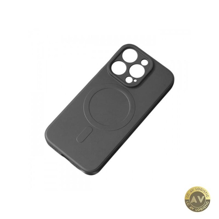 Husa MagSafe pentru Apple iPhone 15 Pro Max OEM Silicone Neagra