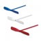 Set 3 Jucarii Zburatoare Simple, Elice, Alb, Albastru, Rosu &ndash; 18 cm