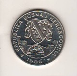 SV * Bosnia &amp; Hertegovina 500 DINAR 1996 * J. O. ATLANTA * Scrimă * RARA !