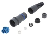 Conector fibră optică duplex monomod tip baionetă