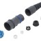 Conector fibră optică duplex monomod tip baionetă