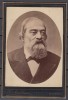 C.A. ROSETTI FOTOGRAFIE ILUSTRANDU-L PE CONSTANTIN ALEXANDRU ROSETTI BUCURESTI CCA.1880 PIESA RARA DE COLECTIE FOTOGRAF IOAN NICULESCU BUCURESTI, Sepia, Botosani, Necirculata