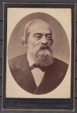 C.A. ROSETTI FOTOGRAFIE ILUSTRANDU-L PE CONSTANTIN ALEXANDRU ROSETTI BUCURESTI CCA.1880 PIESA RARA DE COLECTIE FOTOGRAF IOAN NICULESCU BUCURESTI, Sepia, Botosani, Necirculata