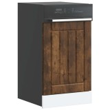 vidaXL Panou pentru mașină spălat vase Lucca Lemn stejar afumat 853892