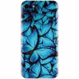 Husa silicon pentru Apple Iphone 5c, Blue Butterfly 101