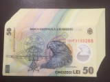 Bancnota 50 Lei Romania 2018 UNC - Serie Noua - Bancnote Romanesti