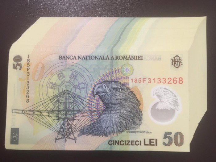 Romania 50 lei 2018 UNC.