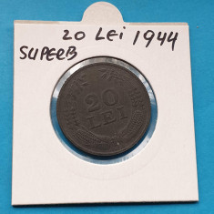 20 Lei 1944 Moneda in stare foarte buna - piesa SUPERBA de colectie