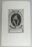 Johann Alexander B&ouml;ner &quot;Portretul lui Matthes Landauer &quot; gravura veche 1666