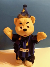 Mascota fotbal-INTERNAZIONALE MILANO(cu baterii-danseaza si canta&amp;quot;Forza Inter&amp;quot;) foto