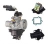 Carburator + Muzicuta + Gat Scuter Aprilia Rally 49cc 50cc Racire Aer Soc Manual, TMMP