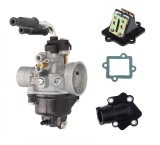 Carburator + Muzicuta + Gat Scuter Malaguti Yesterday 80cc Racire Aer Soc Manual, TMMP