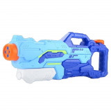 Pistol cu apa pentru copii 6 ani+, rezervor 1500 ml pentru piscina/plaja, 4 duze, albastru, Oem