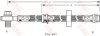 Conducta / cablu frana AUDI A2 (8Z0) (2000 - 2005) TRW PHD489
