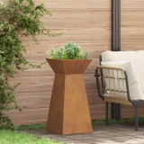 VidaXL Suport pentru plante Oțel erodat 35 x 35 x 73 cm Ghiveci metalic