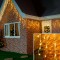 Instalatie de craciun premium flippy&Acirc;&reg; tip franjuri cu flash 8 m 252 led-uri alb cald 2096ww interconectabila