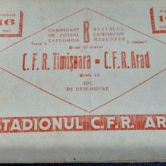 program CFR ARAD - CFR TIMISOARA