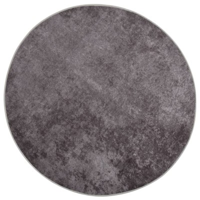 Gossi covor lavabil, gri, &amp;phi;120 cm , antiderapant foto