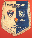 Fanion (protocol-oficial) meci fotbal Gloria Buzau-Farul Constanta(Cupa 2023)