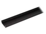 Profil Aluminiu LED Negru 1m WIDE24 de Suprafață