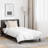 VidaXL Pilotă cu pernă 2 pcs Alb 135 x 200 cm Jos